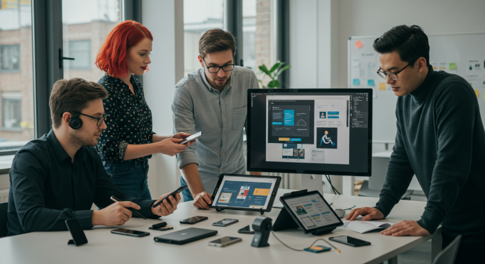 Mobile app accessibility testing